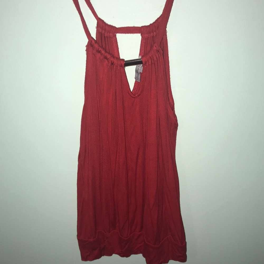 This is a new red top from Charlotte Russe.